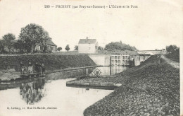 Bray Sur Somme * Village Hameau De Froissy * L'écluse Et Le Pont * Canal - Bray Sur Somme