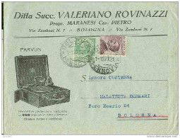 MACCHINA PARLANTE A VALIGETTA - MARCA PARVUS -PIU' FACILE  A TRASPORTARE - ANNO  1927. - Strumenti Musicali