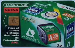 Mexico Ladatel $30 Chip Card - Fuji Advancer ( Reverso Farmacia ) - Mexique