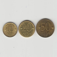 Bulgaria 10, 20, 50 Levа 1997 Coins Europe Currency Set Lot Bulgarie Bulgarien #5412 - Bulgarien