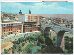 RAGUSA - PALAZZO DEL GENIO CIVILE - HOTEL MEDITERRANEO - COLORI VIAGGIATA  1965 - ANIMATA - Ragusa