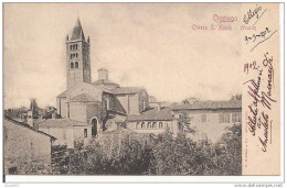CREMONA - CHIESA S. AGATA - ABSIDE -  B/N VIAGGIATA  1902 -  IN BUSTA - Cremona