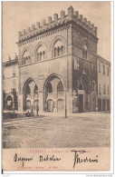 CREMONA - PALAZZO DEI GONFALONIERI -  B/N VIAGGIATA  1911 -TIMBRO POSTE TONDORIQUADRATO CREMONA - Cremona