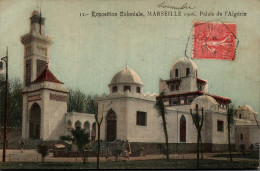 N°116708 -cpa Marseille -exposition Coloniale -palais De L'Algérie- - Exposición Internacional De Electricidad 1908 Y Otras