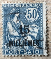 PORT-SAÏD . Type Mouchon N°56 - Usados