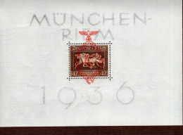 Deutsches Reich Block 10 Das Braune Band Mit Aufdruck MNH Postfrisch ** Neuf - Blocchi