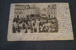 RARE,Dinant Le Marché De La Place Saint-Nicolas,1902,belle Carte Ancienne,originale Pour Collection - Dinant