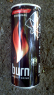 Lattina Italia - Energy Drink Burn - 33 Cl. - Tipo 2  ( Vuota ) - Blikken