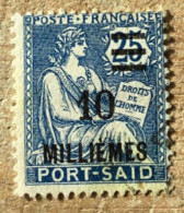 PORT-SAÏD . Type Mouchon N°75 - Used Stamps