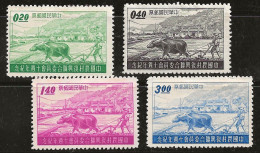 Taiwan 1958 N°Y.T. :  266 à 269 ** - Nuevos