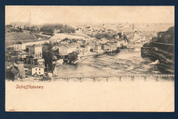 Schaffhausen. Vue Générale Avec églises Et Ponts Sur Le Rhin. Ca 1900 - Schaffhouse