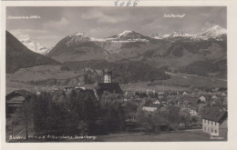 D8363) BLUDENZ A.d. Arlbergbahn Vorarlberg - FOTO AK - Kirche Haus - Scesaplana U. Schillerkopf ALT - Bludenz