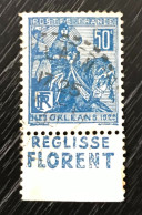 Timbre À Bande Publicitaire JEANNE D'ARC TYPE I REGLISSE FLORENT - Usati