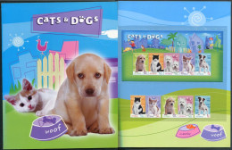 Australia. Presentation Pack 'Cats & Dogs' / Block & Stamps / Complete MINT - Presentation Packs