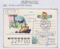 Russia 50 Jahre Nördlicher Seeweg Ca  Murmansk 17.12.1982 (FN175) - Evenementen & Herdenkingen