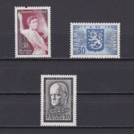 FINLAND 1957, Sc# 351-353, Set Of Stamps, MH - Neufs