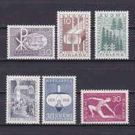 FINLAND 1959, Sc# 359-365, Set Of Stamps, MH - Neufs