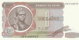 Zaïre, 1 ZAIRE  1981  P-19b  UNC - Zaïre