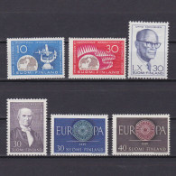 FINLAND 1960, Sc# 373-378, Set Of Stamps, MH - Neufs