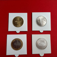 LOT 4 PIÈCES 1, 2, 10 ET 20 (ARGENT) EURO TEMPORAIRE VILLE DE BLERE - Euros De Las Ciudades