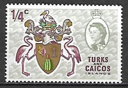 TURKS  AND  CAICOS   -   ARMOIRIES   /  PELICAN    -    Neuf  * - Timbres