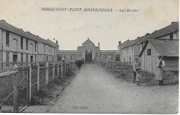 27 - EURE - NASSANDRES SUR RISLE PRES DE SERQUIGNY - RARE CPA - LES ECOLES ANIMEES 1910/20 EDITEUR BUNEL - Serquigny