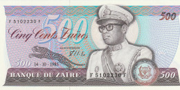 Zaïre, 500 ZAIRE  1985  P-30b   UNC - Zaire