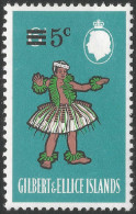 Gilbert And Ellis Islands. 1966 Decimal Overprints. 5c On 6d MH. SG 114 - Isole Gilbert Ed Ellice (...-1979)