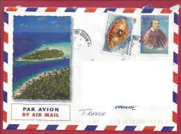 Y&T N°323  TAHIT       Ivers   FRANCE   1990 - Storia Postale