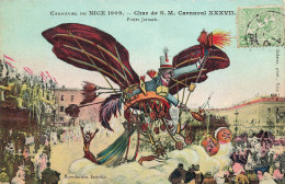 Nice * 3 Cpa Illustrateur * Le Carnaval 1909 * Les Chars - Carnevale