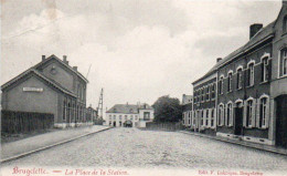 BRUGELETTE  La Place De La Station Voyagé En 1907 - Brugelette