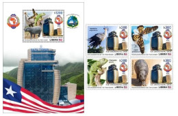 Liberia  2023 PAPU The Inauguration Of The “PAPU Tower”. (304a1b) OFFICIAL ISSUE - Joint Issues