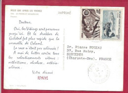 Y&T N°333+322  NOUMEA Vers   FRANCE   1980 - Storia Postale
