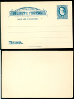 Brazil Stationary Ganzsache Entier Carta Postal Pedro II 40 Reis Unused - Postal Stationery