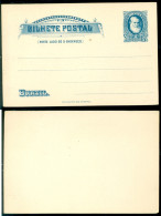 Brazil Stationary Ganzsache Entier Carta Postal Pedro II 40 Reis Unused - Entiers Postaux
