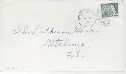 24495) Canada Boissevain Postmark Cancel Duplex 1974 DMB 2b - Lettres & Documents