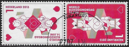 NVPH 3067-3068 - 2013 - Wereldbloeddonordag - Used Stamps