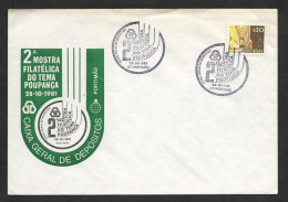 Portugal Cachet Commémoratif  Journée Mondiale D'Epargne Banque CGD Portimão 1981 Event Postmark Savings Day - Sellados Mecánicos ( Publicitario)