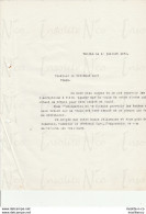 Lettre Papier Pelure Adressée Au Curé D'Oleye Réclamation Des Inscriptions à Mettre Sur La Cloche 13/07/1962 - Straßenhandel Und Kleingewerbe