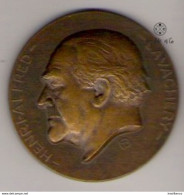 Médaille Bronze 1957-1960 Henri-Alfred Lavachery - Armand Bonnetain - A Son Secrétaire Perpétuel - - Autres & Non Classés