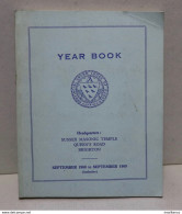 Year Book Sussex Masonic Temple September 1968 To September 1969 - 248 Pages - Spirituality