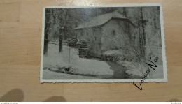 CPA Photographique Onoz - Le Vieux Moulin Sous La Neige - Non Circulée - Divisée - TBE - Jemeppe-sur-Sambre