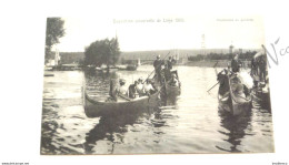 CPA Exposition Universelle De Liège  1905 Promenade En Gondole - Non Divisée - Non Circulée - Neuf - Cachet Officiel - Ausstellungen