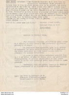 Lettre Datée Du 07/10/1948 Adressée Au Révérend Doyen D'Orp-le-Grand Proposition De Placement Cloche Provisoire - Artesanos