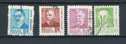 BRESIL - PERSONNAGES - N° Yvert 842+843+845+846 Obli. - Used Stamps