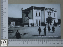 PORTUGAL  - ESTAÇÃO FERROVIÁRIA - CHAVES - 2 SCANS  - (Nº57395) - Bragança