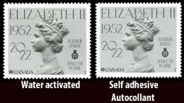 Canada (Scott No.3317-18 - Queen Elizabeth 70th) [**] 2022 2 Varieties - Nuevos