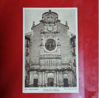 Postal No Circulada - España - MONTSERRAT - Fachada De La Basilica - C11 - Barcelona