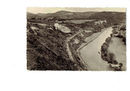 Cpa - 25 - BAUME LES DAMES - Vallée Du Doubs Depuis Route De Besançon - 2504711 Damotte Coll - Chemin De Fer - Baume Les Dames