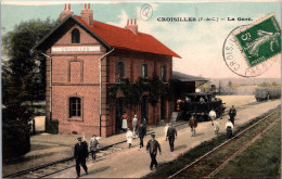 CPA  - SELECTION - CROISILLES -  La Gare - Croisilles
